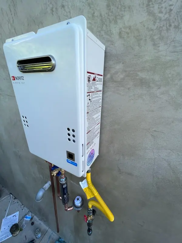 Tankless water heater installation for Orchard Island homes